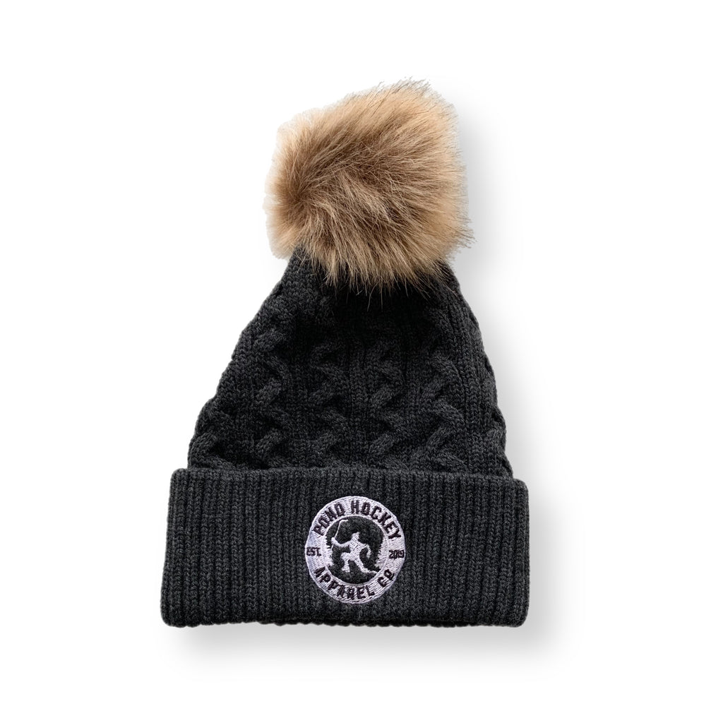 Woman's Game Day Pom-Pom Toque